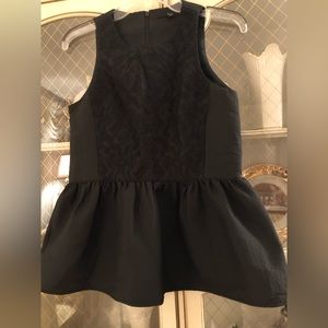 Tibi like new adorable party top/embossed bodice peplum bottom size 0